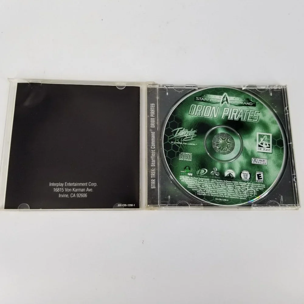 Star Trek StarFleet Command Orion Pirates Expansion PC CD Rom Game Windows 2001